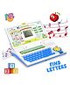 Sanjary Kids Educational Mini Laptop Toy with Alphabet Learning, Music, Games, LCD Screen, Interactive Keyboard, Early Learning Electronic Toy color design may vary