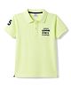 Kids Magic Cotton Knit T-Shirts Half Sleeves Polo Neck / 28 Lemon/Light Yellow 8-10 Years