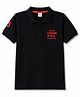 Kids Magic Cotton Knit Polo T-Shirt with Half Sleeves 28 Black 8-10 Years