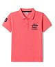 Kids Magic Cotton Knit T-Shirt Half Sleeves Polo Neck Light Pink 8-10 Years