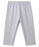 Babyhug Lycra Knit Full Length Solid Leggings - Grey