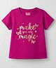 Babyhug Cotton Knit T-Shirt Half Sleeves Round Neck Foil Detailing Multi Color 6-9 Months