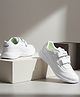LIBERTY Solid Velcro Closure Shoes - White