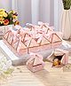 FunBlast Diamond Shape Folding Gift Box with Ribbons  Pack of 10 - Pink