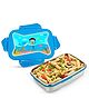 Steellock Smart Kids Stainless Steel Lunch Box, Leakproof & Airtight Tiffin Box for School Boys & Girls, BPA Free Food Grade with 4-Side Clip Lock | 750 ML | Blue, Sea World