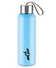 Milton Halo 600 Steel Thermoware, Inner Steel, Cold PU Insulated, Leak Proof Water Bottle for School Kids, Office, Gym, Easy to Carry Strap, 500 ml, Light Blue