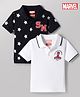 Babyhug Marvel Single Jersey Knit Polo T-Shirt with Spider-Man Graphic Half Sleeves Multi Color 5-6 Years