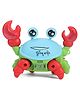 House of Kids Mini Crawling Crab Toy Musical & Light Up Moving Educational Baby Toy - Blue