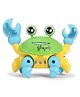 House of Kids Mini Crawling Crab Toy Musical & Light Up Moving Educational Baby Toy - Green