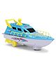 House of Kids Baby Little World Ocean Ship Toy Bump & Go Boat with Light & Sound - Blue