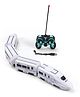 House of Kids Remote Control Express Train Toy Rechargeable EMU Bullet Train with Lights & Sound Effects - White