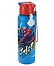Milton Marvel Sipstar 750 Sipper Bottle Stainless Steel Water Bottle with Leak Proof Lid & Name Tag with Spider Man Print 690 ml - Light Blue
