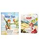 OSWAAL BOOKS Lil Legends Re-Imagined Classics: Illustrated Classic Story Books for Kids  Heidi & Peter Pan (Set of 2)