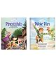 OSWAAL BOOKS Lil Legends Re-Imagined Classics: Illustrated Classic Story Books for Kids  Pinocchio & Peter Pan (Set of 2)