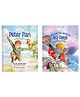 OSWAAL BOOKS Lil Legends Re-Imagined Classics: Illustrated Classic Story Books for Kids  Peter Pan & Around the World in 80 Days (Set of 2)