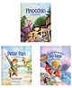 OSWAAL BOOKS Lil Legends Re-Imagined Classics: Illustrated Classic Story Books for Kids  Pinocchio, Peter Pan & Around the World in 80 Days (Set of 3)