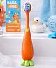 Badal Kidz Baby Carrot Toothbrush - Soft & Safe First Toothbrush for Kids - Orange
