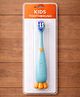 Badal Kidz Baby Carrot Toothbrush - Soft & Safe First Toothbrush for Kids - Blue