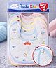 Badal Kidz Baby Cotton Printed Feeding Snap Button Aprons Bibs Everyday Use (Pack of 3)