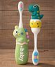 Badal Kidz Baby Toothbrush, Soft & Safe First Toothbrush for Kids (Pack of 2)- Green & Green