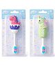 Badal Kidz Baby Toothbrush, Soft & Safe First Toothbrush for Kids (Pack of 2)- Pink & Green