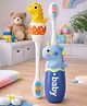 Badal Kidz Baby Toothbrush, Soft & Safe First Toothbrush for Kids (Pack of 2)- Yellow & Blue