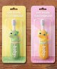 Badal Kidz Baby Toothbrush, Soft & Safe First Toothbrush for Kids (Pack of 2)- Green & Yellow