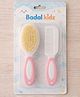 Badal Kidz Baby Soft Bristles Hair Brush Comb- Pink