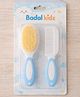 Badal Kidz Baby Soft Bristles Hair Brush Comb- Blue