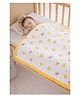 Badal Kidz Baby Muslin Organic Cotton Super Soft Absorbent Muslin 6 Layer Blanket- Yellow