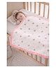 Badal Kidz Baby Muslin Organic Cotton Super Soft Absorbent Muslin 6 Layer Blanket- Pink