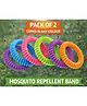 Badal Kidz Mosquito Repellent Band ,Child Friendly, Plant Based Formula, Free Size- Multicolour (Pack of 2)