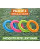 Badal Kidz Mosquito Repellent Band ,Child Friendly, Plant Based Formula, Free Size- Multicolour (Pack of 4)