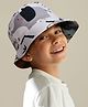 Vritraz Cotton Woven Wildlif Printed Bucket Hat - White - Circumference - 52 - 56 Cm