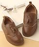 Cute Walk by Babyhug Formal & Party Wear Shoes With Applique - Brown