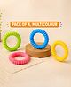 Totilo Mosquito Repellent Band ,Child Friendly, Plant Based Formula, Free Size- Multicolour (Pack of 4)