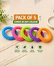 Totilo Mosquito Repellent Band ,Child Friendly, Plant Based Formula, Free Size- Multicolour (Pack of 5)