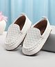 Cute Walk by Babyhug Slip On Solid Booties - White