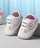 Cute Walk by Babyhug Velcro Closure Solid Booties - Pink