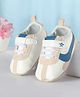 Cute Walk by Babyhug Velcro Closure Solid Booties - Blue