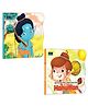 My First Shaped Board Book  Illustrated Ram and Hanuman Mythology Story Book for Kids - Age (Indian Gods and Goddesses)
