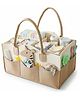 TONY STARK Big Size Non Woven Baby Diaper Storage Organizer Nappies Bag For Mother Stylish Storage Bag For diapers & wipes | baby shower gift | new born essentials - Nursery Basket (Brown)