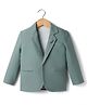 Rikidoos Cotton Woven Full Sleeves Solid Blazer - Light Green