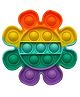 FunBlast Flower Shaped Silicone Pop It Fidget Toy for Kids  Pack of 1 (Multicolor)