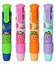 FunBlast Fruits Theme Pen Shaped Kawaii Erasers Set for Kids Pack of 4 Rubber (Multicolor)