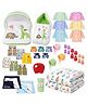 Toddylon Newborn Baby Essentials Kit 33 Items Combo Set for New Born 0 to 6 Months Green