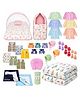 Toddylon Newborn Baby Essentials Kit 33 Items Combo Set for New Born 0 to 6 Months Pink