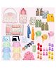 Toddylon Newborn Baby Essentials Kit 42 Items Combo Set 0-6 Months Baby Combo Pack - Pink