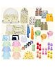 Toddylon Newborn Baby Essentials Kit 42 Items Combo Set for New Born 0-6 Months - Elephant
