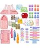 Toddylon Newborn Baby Essentials Kit 46 Items Combo Set for New Born 0 to 6 Months Pink